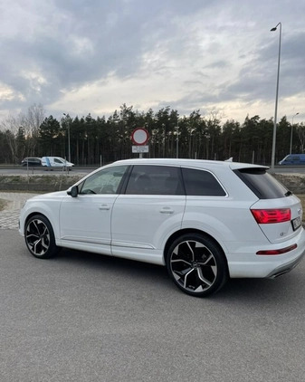 Audi Q7 cena 182000 przebieg: 113500, rok produkcji 2017 z Warszawa małe 191